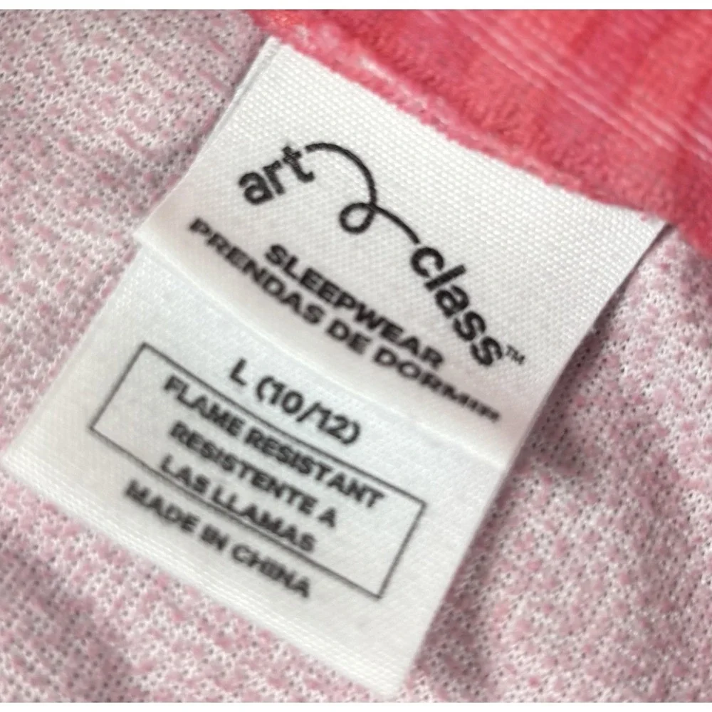 Art Class Girls Sleepwear - Lot Of 2 Sets - Short Sleeve Button Top Shorts 10/12